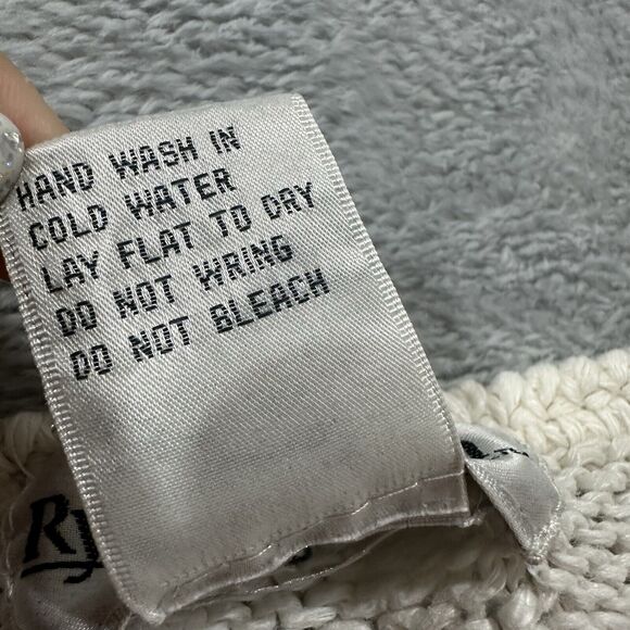 Ryan Mclean Top Women's Medium Knit Vest Sleeveless Fair Isle White Christmas - Picture 4 of 7